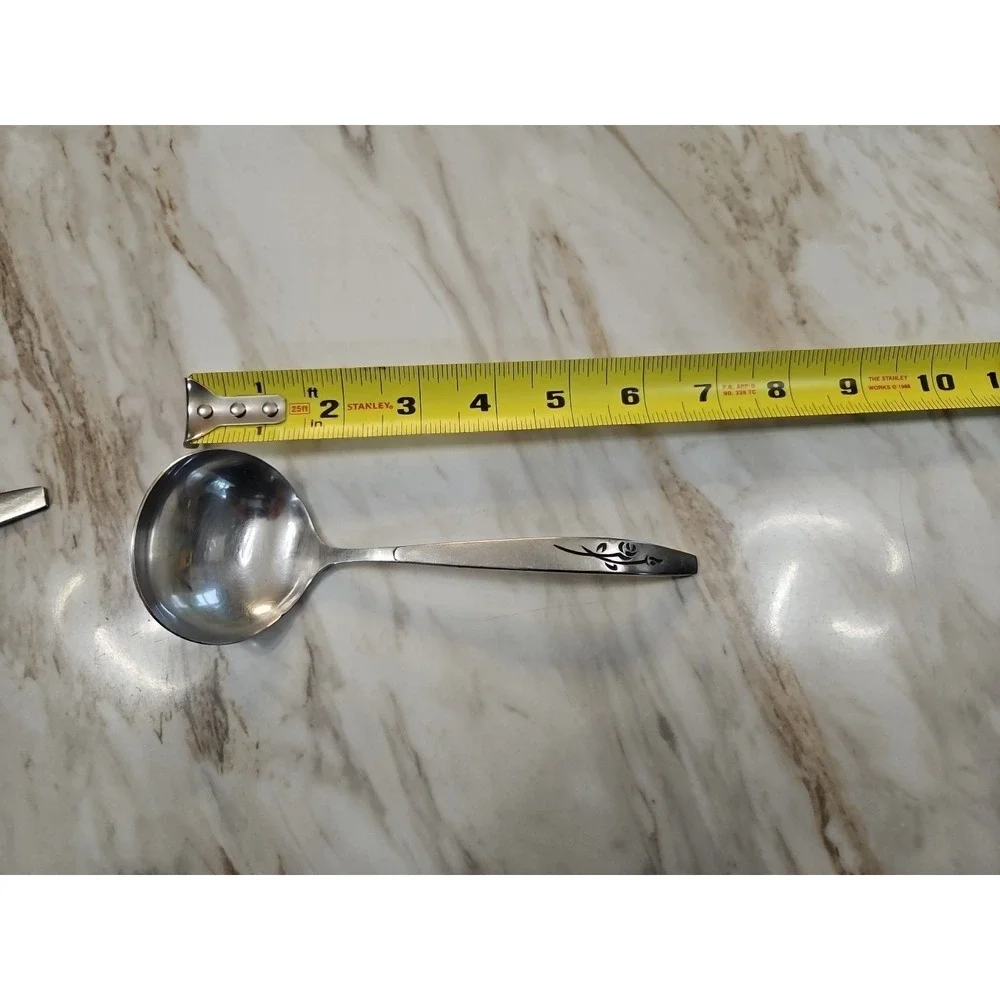 Vtg Rebacraft Stainless Japan Soup Ladel, Butter Knife, Serving Fork Replacement